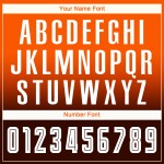 Maillot de football personnalisé à manches longues, imprimé par sublimation, orange, blanc et marron, à la mode Maillot de football personnalisé à manches longues, imprimé par sublimation, orange, blanc et marron, à la mode