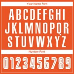 Maillot de football personnalisé orange, blanc et noir, effet dégradé par sublimation Maillot de football personnalisé orange, blanc et noir, effet dégradé par sublimation