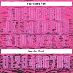 Maillot de football personnalisé rose, noir et bleu clair, sublimé Maillot de football personnalisé rose, noir et bleu clair, sublimé