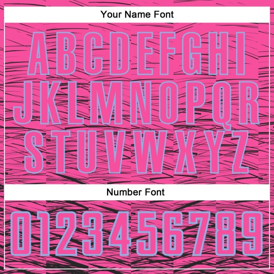 Maillot de football personnalisé rose, noir et bleu clair, sublimé Maillot de football personnalisé rose, noir et bleu clair, sublimé