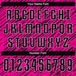 Maillot de football personnalisé rose, noir et blanc, sublimé Maillot de football personnalisé rose, noir et blanc, sublimé