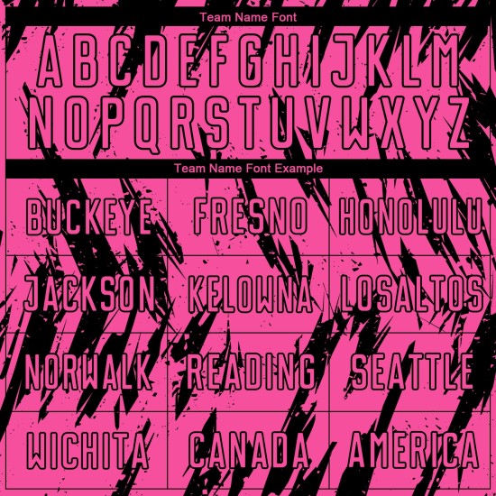 Maillot de football personnalisé rose et noir par sublimation Maillot de football personnalisé rose et noir par sublimation