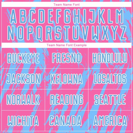 Maillot de football personnalisé rose bleu clair et blanc par sublimation Maillot de football personnalisé rose bleu clair et blanc par sublimation