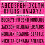 Maillot de football personnalisé rose et noir par sublimation Maillot de football personnalisé rose et noir par sublimation