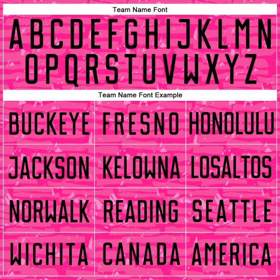 Maillot de football personnalisé rose et noir par sublimation Maillot de football personnalisé rose et noir par sublimation