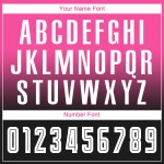 Maillot de football personnalisé à manches longues, rose, blanc et noir, imprimé par sublimation Maillot de football personnalisé à manches longues, rose, blanc et noir, imprimé par sublimation