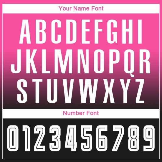 Maillot de football personnalisé à manches longues, rose, blanc et noir, imprimé par sublimation Maillot de football personnalisé à manches longues, rose, blanc et noir, imprimé par sublimation