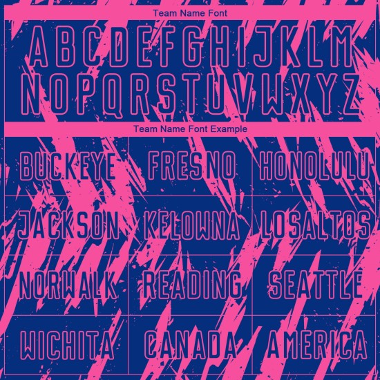 Maillot de football personnalisé rose royal par sublimation Maillot de football personnalisé rose royal par sublimation