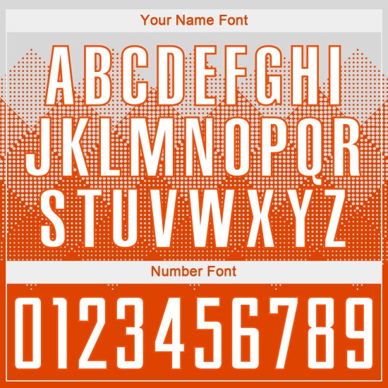 Maillot de football personnalisé orange et blanc par sublimation Maillot de football personnalisé orange et blanc par sublimation