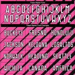 Maillot de football personnalisé rose, blanc et noir, sublimé Maillot de football personnalisé rose, blanc et noir, sublimé