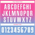 Maillot de football personnalisé à manches longues, rose, blanc et bleu clair, imprimé par sublimation Maillot de football personnalisé à manches longues, rose, blanc et bleu clair, imprimé par sublimation