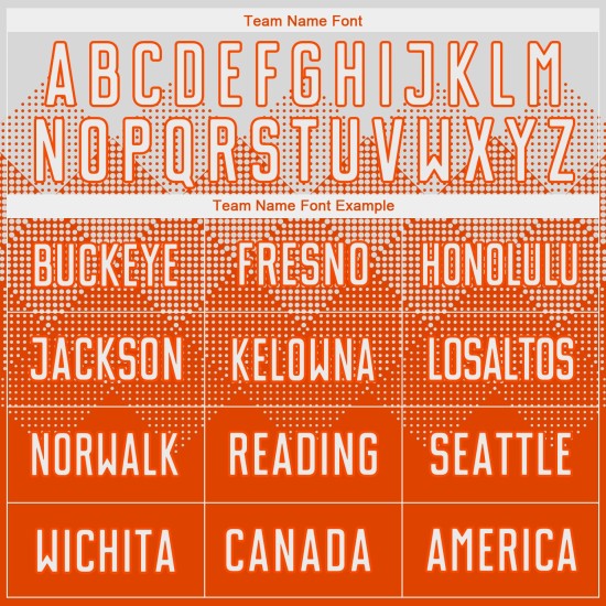 Maillot de football personnalisé orange et blanc par sublimation Maillot de football personnalisé orange et blanc par sublimation