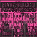 Maillot de football personnalisé rose et noir par sublimation Maillot de football personnalisé rose et noir par sublimation