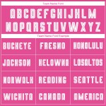 Maillot de football personnalisé rose, blanc et noir, effet dégradé par sublimation Maillot de football personnalisé rose, blanc et noir, effet dégradé par sublimation