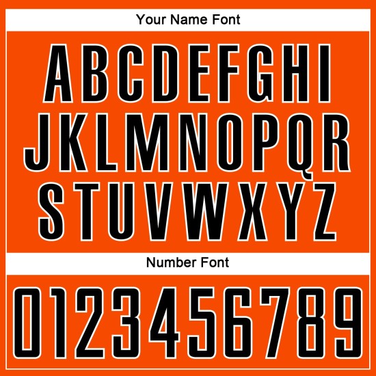 Maillot de football personnalisé orange noir et blanc par sublimation Maillot de football personnalisé orange noir et blanc par sublimation