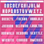 Maillot de football personnalisé à sublimation rose, blanc et bleu roi Maillot de football personnalisé à sublimation rose, blanc et bleu roi