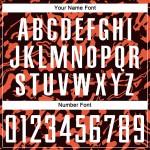 Maillot de football personnalisé par sublimation orange, blanc et noir Maillot de football personnalisé par sublimation orange, blanc et noir