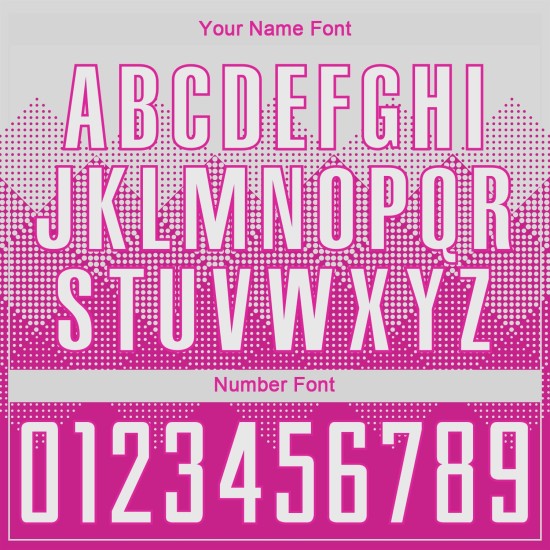 Maillot de football personnalisé rose foncé et blanc par sublimation Maillot de football personnalisé rose foncé et blanc par sublimation