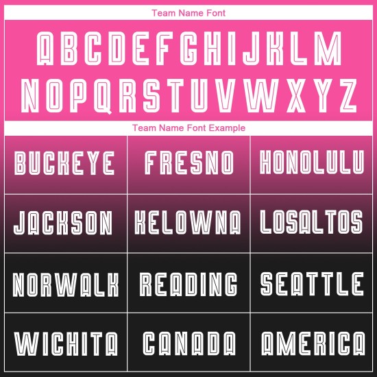 Maillot de football personnalisé à manches longues, rose, blanc et noir, imprimé par sublimation Maillot de football personnalisé à manches longues, rose, blanc et noir, imprimé par sublimation