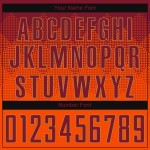 Maillot de football personnalisé par sublimation orange cramoisi-vieil or Maillot de football personnalisé par sublimation orange cramoisi-vieil or