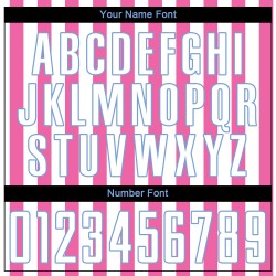 Maillot de football personnalisé à sublimation rose, blanc et bleu clair Maillot de football personnalisé à sublimation rose, blanc et bleu clair