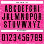 Maillot de football personnalisé rose et noir par sublimation Maillot de football personnalisé rose et noir par sublimation